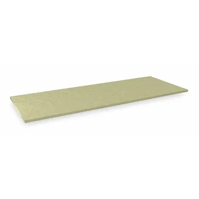TENNSCO Decking: 48 in x 18 in, Particleboard, Sand - Particleboard Decking for Boltless Shelving