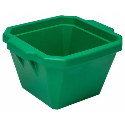GLOBE SCIENTIFIC Ice Bucket with Lid: 1 L Capacity, Rectangular, Polyurethane Foam, Green - Ice Buckets & Pans