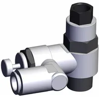 SMC Piloted Non-Return Valve: Universal Fitting, Knurled, 1/2 in Valve Body Size, Meter Out (MPN ASP630F-04-12S)