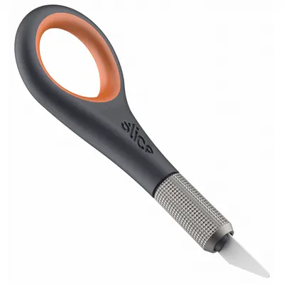 SLICE Precision Blade: Triangular, 3/4 in Blade Lg, 0.03 in Blade Thick, Ceramic - Precision Knives