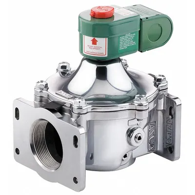 REDHAT Solenoid Valve: 2-Way, Normally Closed, 1 1/2 in Pipe Size, 110V AC/120V AC - 2-Way/2-Position, Normally Closed Solenoid Valves