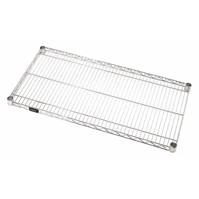 QUANTUM STORAGE SYSTEMS Wire Shelf: 72 in x 18 in, 1 Shelves, Split Sleeve - Corrosion-Resistant Wire Shelves for Harsh Environments