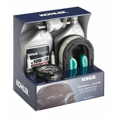 This maintenance kit includes components for routine engine service. It is designed for use with Kohler engines requiring service kit KT735-3025. Typical applications include lawn, garden, and industrial equipment.