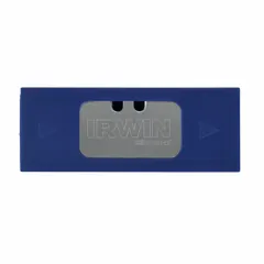 These straight-edge standard-tip utility blades are designed for cutting drywall, cardboard, plastic sheeting, and other general-purpose materials. Each blade measures 2 3/8 in length, 3/4 in width, and 0.025 in thickness, constructed from bi-metal for extended edge retention. Supplied in a 20-pack for repeated use in construction, maintenance, and packaging applications.