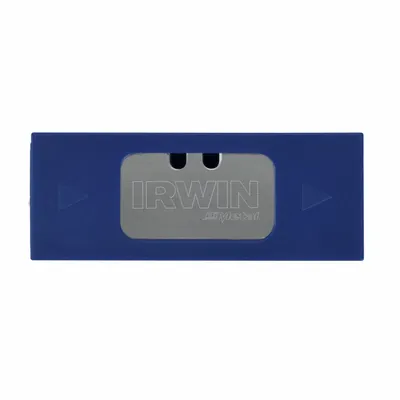 IRWIN Utility Blade: 2 3/8 in Blade Lg, 3/4 in Blade Wd, 0.025 in Blade Thick - Straight-Edge Standard-Tip Replacement Utility Blades