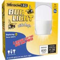 MIRACLE LED Compact LED Bulb: Medium Screw (E26), LED, (A) Classic, A19, 9 W Watt, 2000K, Frosted (MPN 602169)