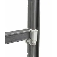 CAMBRO Shelf Traverse: Elements Xtra, 30 in Ht, 2 1/4 in Dp, 1 3/4 in Lg, Speckled Gray (MPN EXTR302PK480)