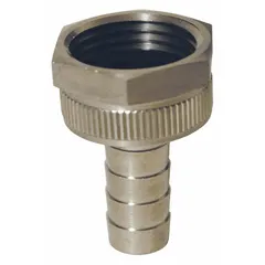 This rigid GHT-to-Push-Fit adapter connects standard garden hoses to push-fit plumbing systems. With a 1/2 in x 3/4 in fitting size and male x female gender, it is used in irrigation, facility repair, and industrial maintenance applications.