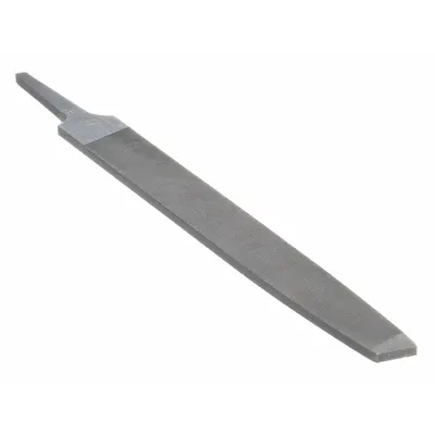 WESTWARD Mill File: Rectangular, Second Cut, 8 in Lg without Tang, 13/16 in Wd, 5/32 in Thick - Tapered Single-Cut Rectangular Files