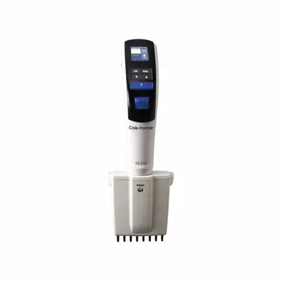 COLE-PARMER Multichannel Pipettor: 8 Channels, 300 ul Capacity - Max - Multichannel Pipetters