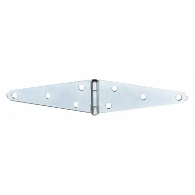 OEM Strap Hinge: Steel, 1 7/8 in Leaf Ht, 5 in Leaf Wd - Strap Hinges