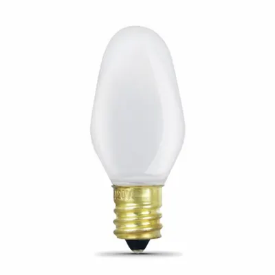 FEIT ELECTRIC Compact LED Bulb: Candelabra Screw (E12), LED, (C) Candle, C7, 0.6 W Watt - Candelabra Screw Base (E12) Lamps
