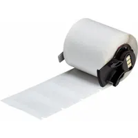 Wraparound Label: 1 in x 1 3/4 in, 1 3/4 in, Vinyl, White (Matte), For 16 AWG to 8 AWG Wire Gauge (MPN M6-87-427)