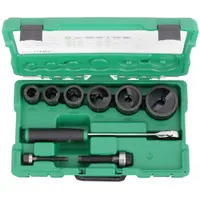 GREENLEE Knockout Punch Driver Set: 6 Pieces, 10 ga Max Sheet Metal Capacity-Steel (MPN 7238SB)