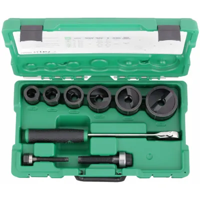 GREENLEE Knockout Punch Driver Set: 6 Pieces - Greenlee Knockout Punch Tool Kits