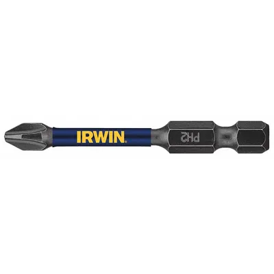 IRWIN Power Bit: Power Bit, Imperial/Metric, PH2 Bit Industry Size, #2 Bit Size - Impact Bits