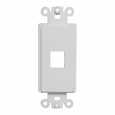 JONARD TOOLS Keystone Mount: Keystone, White, 1 Ports - Voice & Data Housings