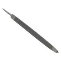 Triangular File: Triangular, Single-Cut, Second Cut, 8 in Lg without Tang, 5/8 in Wd (MPN 12F779)