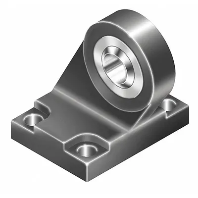 SPEEDAIRE Cylinder Mounting Hardware: Pivot Bracket, Fits 40 mm Bore Dia, 54 mm Overall Lg - Pivot & Eye Mounting Hardware
