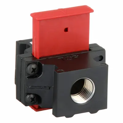 Parker PS856P Compressed Air Line Lockout Valve, 1/2 in NPT, 150 psi - Parker Compressed Air Line Lockout Valves for FRLs