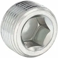 PARKER Plug: 1 1/2 in, NPT Threaded, 3,000 psi, Steel, 27/32 in Lg, Plug (MPN 1-1/2 HHP-S)