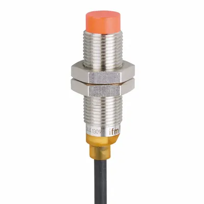 IFM Inductive Cylindrical Proximity Sensor: Non-Terminated Cable, Unshielded - Cylindrical Sensors with Non-Terminated Cables