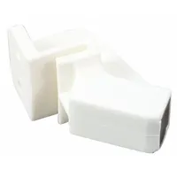 Replacement magnet retainer for HOBART A200 food mixers. This component secures a magnet within the mixer assembly, supporting the function of safety or control mechanisms. Constructed as a direct replacement part for maintaining proper machine operation