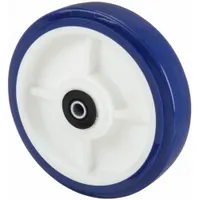 APPROVED VENDOR Caster Wheel: 6 in Wheel Dia., 2 in Wheel Wd, Polyurethane, 900 lb Load Rating, Std