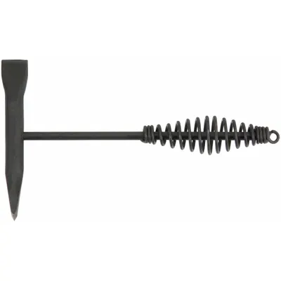 OEM Chipping Hammer: 10 in Overall Lg, Steel Handle, Perpendicular, 1 in Blade Lg - Welding Hammers