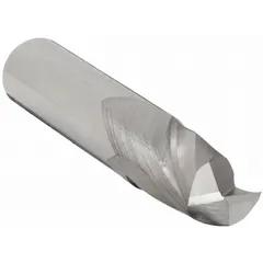 General purpose carbide square end mill with 15/64" mill diameter, 7/16" length of cut, and 2" overall length. Two-flute design for efficient chip evacuation. Suitable for slotting, profiling, and plunging operations on ferrous and non-ferrous materials.
