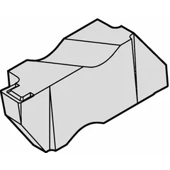 Indexable insert for parting and grooving operations in machining. Designed for cutting applications requiring precise separation or groove creation in metalworking and manufacturing processes. Identified by manufacturer part number 3607149.