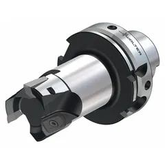Indexable square-shoulder end mill for 90° shoulder milling in steel, stainless steel, and cast iron. 50 mm diameter, 80 mm length of cut, 20 mm shank, accepts 03-size inserts. Suitable for general machining, die/mold work, and production runs.