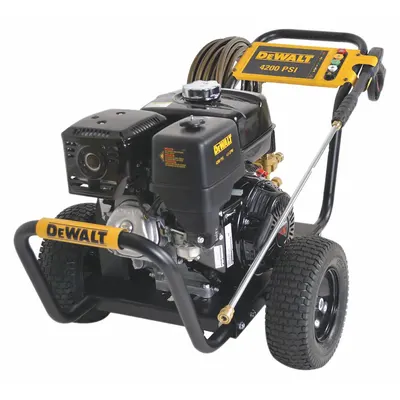 DEWALT Gas-Powered Pressure Washer: Medium Duty, Cart, 4,200 psi, 4 gpm - Cold Water Pressure Washers
