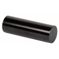 Steel plug and pin gauge with black oxide finish, 0.6550 in diameter, and 0.00020 in tolerance. Used for Go (Plus) inspection of hole minimum size in machining and quality control applications. Includes Certificate of Accuracy with NIST Traceability.
