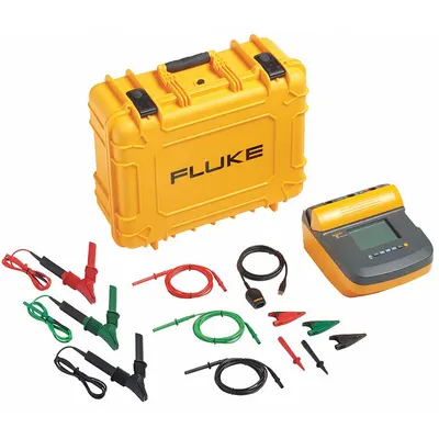 FLUKE Megohmmeter: 5 megaohm to 100 gigohm, CAT III 1000V/CAT IV 600V, Digital - Megohmmeter Kits