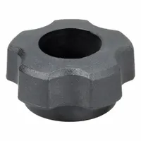 INNOVATIVE COMPONENTS Hand Knob: 5 Point, Plastic, M10 Thread, 15 mm Thread Lg, 1.72 in Dia (MPN GNH6-HEXF4-----)