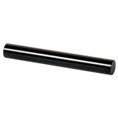 Steel plug and pin gauge with black oxide finish, Class ZZ Go (Plus) tolerance of 0.00020 in. Used to check minimum acceptable hole diameter in precision machining and quality inspection, ensuring parts meet tolerance requirements.