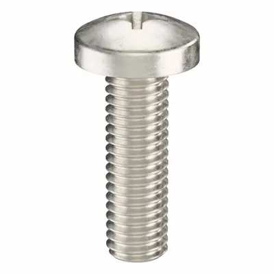 USA INDUSTRIALS Machine Screw: #10-32 Thread Size, 5/8 in Lg, 316, Stainless Steel, Plain - Pan Head Machine Screws