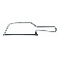 WESTWARD Junior Hacksaw: 6 in Blade Lg, Steel, 9 3/4 in Overall Lg, 32, Steel
