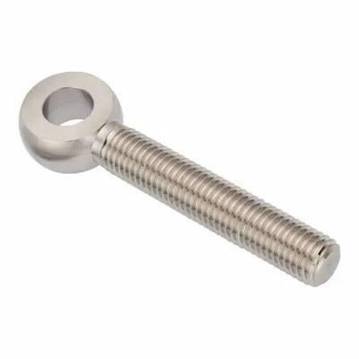 AMPG Fixed Rod End: Stainless Steel, Plain, 2 in Hole Center-to-End Lg, Left Hand - Stainless Steel Male Threaded Fixed Rod Ends