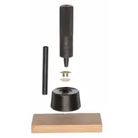 WESTWARD Grommet Kit: Brass, 0.25 in Inside Dia, 0.55 in Outside Dia, 0.08 in Overall Thick