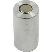 Alnico Magnet: Encased, 0.5 in Thick, 1/4 in Outside Dia, Round (MPN N250T)