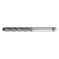 OSG Ball End Mill: Carbide, 4 Flute, 5 mm Mill Dia, 32 mm LOC, 76 mm OAL (MPN 484-1968-BN)