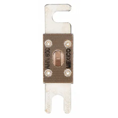 BUSSMANN Forklift Limiter Fuse: ANN Series, Bolt-On, Very-Fast-Acting, 600 A, 80 V DC - Very Fast-Acting Bolt-On Fuses