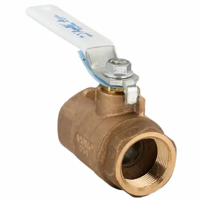 APOLLO Manual Two-Way Ball Valve: 1 1/4 in Size, Bronze, Straight, FNPT x FNPT - Bronze Ball Valves