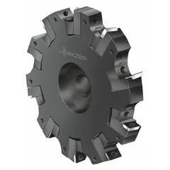 Indexable slitting cutter for slotting, parting, and grooving operations in metalworking. Designed for cutting ferrous and non-ferrous materials in industrial manufacturing.