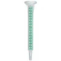 WESTWARD Mixing Nozzle: For 1:1/2:1 Mix Ratios, Clear/Green, 4 in Long, Smooth Taper Tip, 10 PK