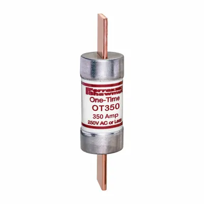 MERSEN Fuse: Class K5, OT Series, Fast-Acting, 350 A, 250 V AC, 250 V DC - Fast-Acting Blade Fuses