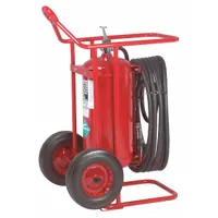 AMEREX Wheeled Fire Extinguisher: 125 lb Extinguisher Capacity, 30A:240B:C, Monoammonium Phosphate (MPN 488)