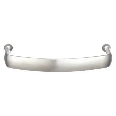 SUGATSUNE Pull Handle: Threaded Holes, Stainless Steel, Silver, #6-32 Screw Size - Standard Pull Handles